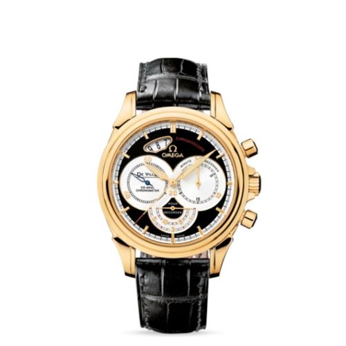 Omega De Ville Co-Axial 41 Chronoscope Yellow Gold / Black